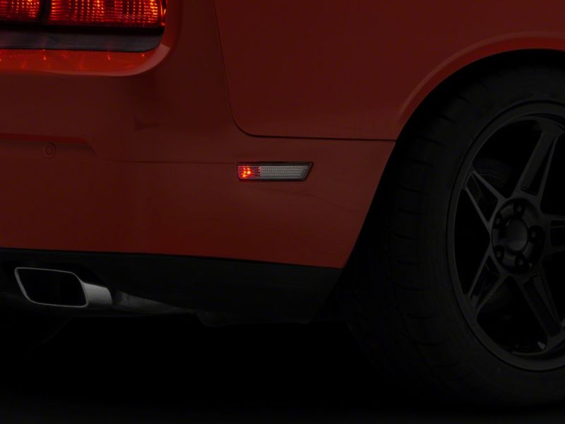 Raxiom for 2008-2014 Dodge Challenger Axial Series Side Marker Lamps- Clear - Image 4