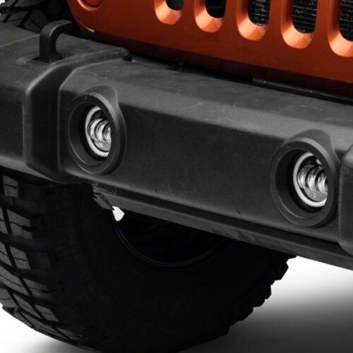 Alternative view of Raxiom for 2007-2023 Jeep Wrangler JK & JL Axial Series Halo LED Fog Lights- Amber