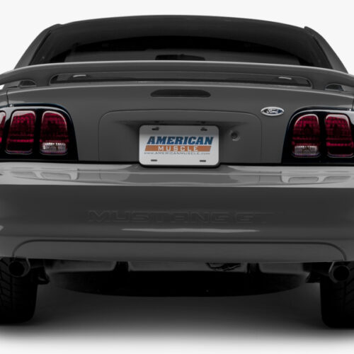 Raxiom for 1996-1998 Ford Mustang Tail Lights- Black Housing (Smoked Lens) - Image 4