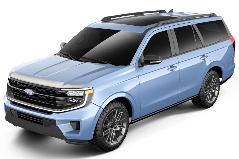Husky Liners 2025 Ford Expedition Aeroskin Hood Protector - Chrome - Image 3