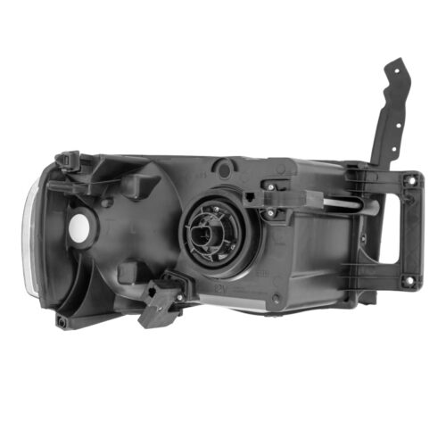 Alternative view of Raxiom for 2002-2005 Dodge RAM 1500 Crystal Headlights- Black Housing (Clear Lens)