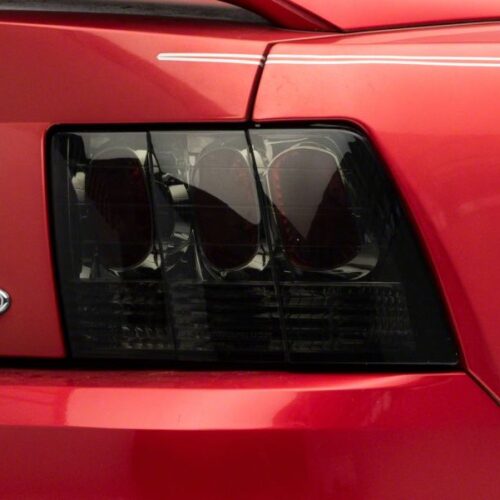 Raxiom for 1999-2004 Ford Mustang Axial Series Altezza Style Tail Lights- Black Housing (Smoked Lens) - Image 7
