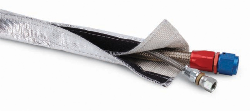 DEI Heat Shroud 2-1/2in x 3ft - Aluminized Sleeving-Hook and Loop Edge - Image 6