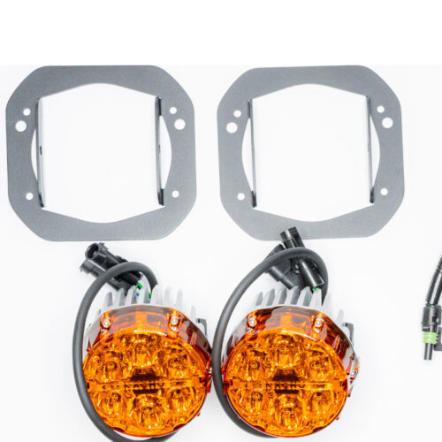 Nacho Lighting Jeep JL/JT Nacho SAE Only Plug N Play Fog Light Kit (Bumper Kit) - Amber - Image 4