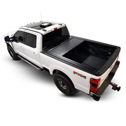 Westin 17-26 Ford F-250/F-350/F-450/F-550 SD 6ft 10in Bed Manual Retractable Tonneau Cover - Black - Image 9