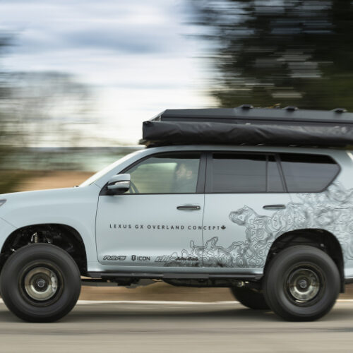 Alternative view of ICON 10-20 Lexus GX460 0-3.5in Stage 2 Suspension System w/Tubular UCA