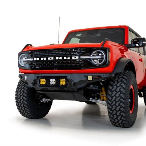 Addictive Desert Designs for 21-22 Ford Bronco Bomber Front Bumper (w/ 3 Baja Designs LP4 Mounts) - Image 3