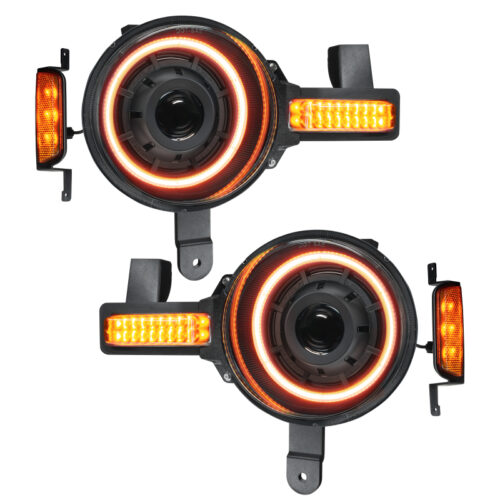 Alternative view of Oracle 2021+ Ford Bronco Oculus BI-LED Projector Headlights