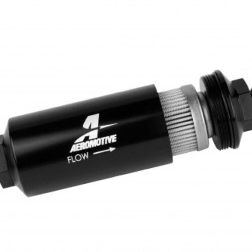 Aeromotive In-Line Filter - (AN -8 Male) 40 Micron Stainless Mesh Element Bright Dip Black Finish - Image 9