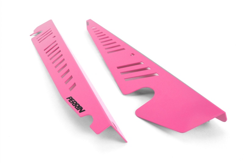 PERRIN 15-21 Subaru WRX/STI Fender Shroud Set - Hyper Pink - Image 3