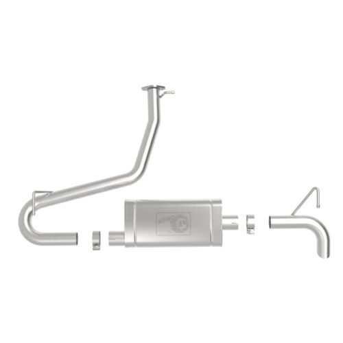 aFe Power Takeda 2-1/2in 304 SS Axle-Back Exhaust 18-21 Hyundai Kona L4 1.6L (t) - Image 3