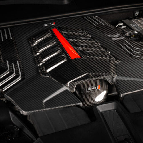 APR 20-24 Audi Q7/Q8/RS Q8/SQ7/SQ8 (4M) 2.9T/3.0T/4.0T Twill Carbon Fiber Engine Cover - Image 9