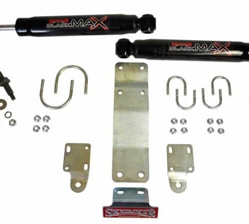 Skyjacker 2007-2017 Jeep Wrangler (JK) (Use w/ OEM Tie Rods) Dual Steering Damper Kit w/ Black Max
