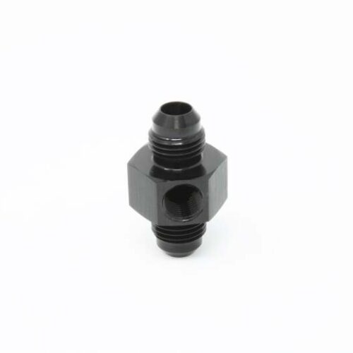 Aeromotive VaporWorx Gauge Setting Fitting Adapter - (1) AN-06 Male-Male Union & 1/8in NPT Port