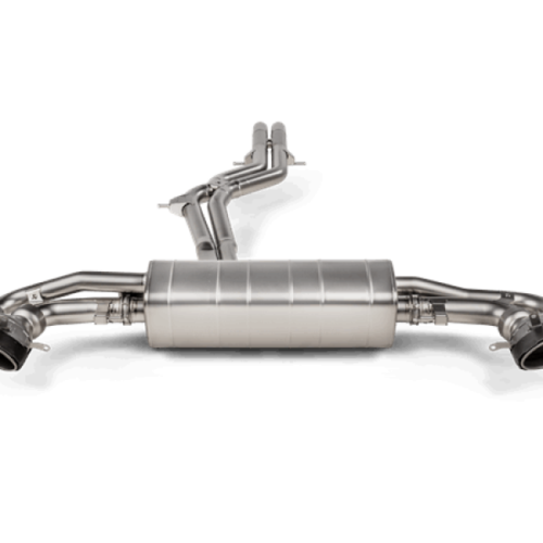 Akrapovic Evolution Line Cat Back (Titanium) w/Carbon Fiber/Titanium Tips for 2020+ Audi RS Q8 (M4)