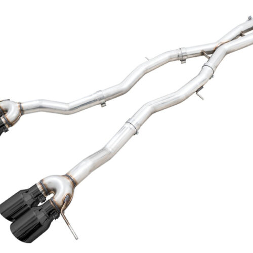 AWE Tuning Track Edition Cat-Back Exhaust for BMW G8X M3/M4 - Diamond Black Tips