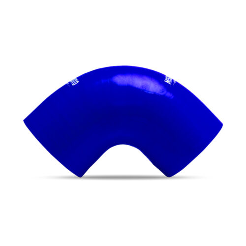 Alternative view of Mishimoto 2.5 Inch Blue 90 Degree Coupler