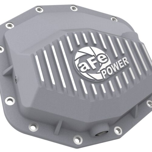 aFe Power 21-22 RAM 1500 TRX HEMI V8 6.2L(sc) Street Series Rear Differential Cover Raw w/ Machined Fins - Image 4