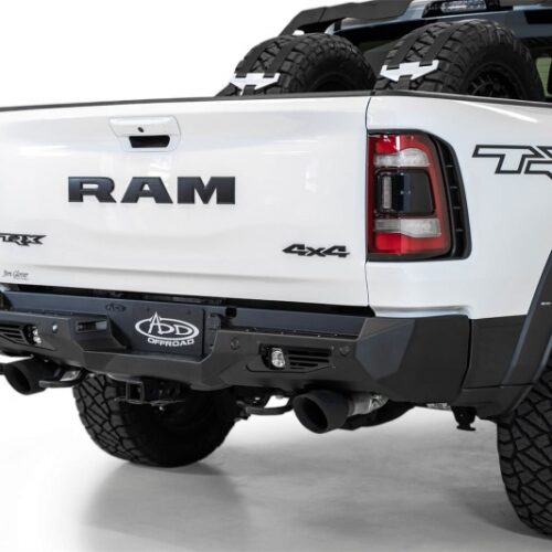 Alternative view of Addictive Desert Designs for 2021 Dodge RAM 1500 TRX Bomber Rear Bumper