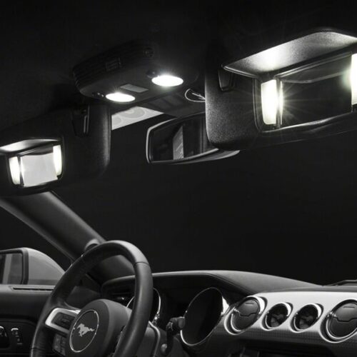 Raxiomfor 2015-2023 Ford Mustang Axial Series Stage 2 Interior LED Lighting Kit- Cool White - Image 3