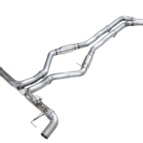 Alternative view of AWE Tuning Track Edition Exhaust - OE Tips for 22-26 BMW M240i (G42)