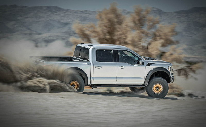 Camburg Ford Raptor 21-25 KINETIK Series Rear Billet Lower Trailing Arm Kit - Gold - Image 5