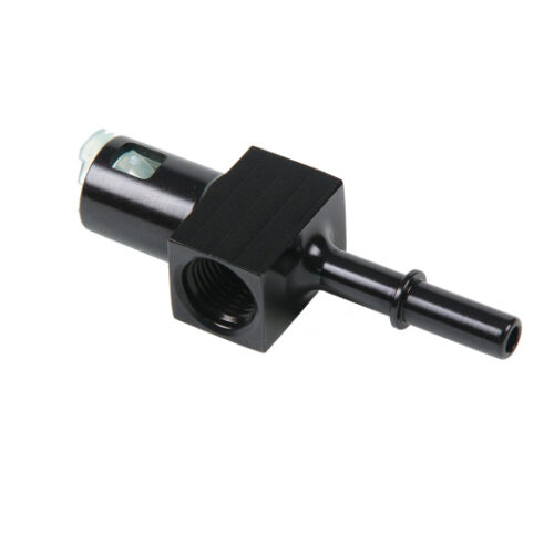 Aeromotive 5/16in Quick Connect with AN-06 port and 1/8in gauge port - Image 7