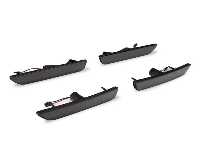 Raxiom for 2010-2014 Ford Mustang Axial Series LED Side Marker Lights (Smoked) - Image 4