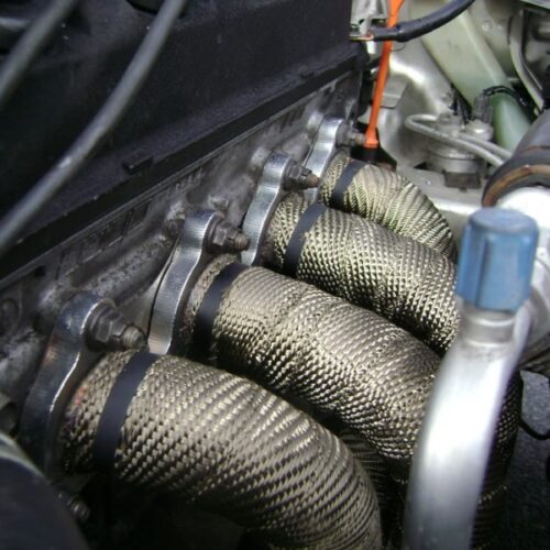 Mishimoto 2 inch x 35 feet Heat Wrap with Stainless Locking Tie Set - Image 5