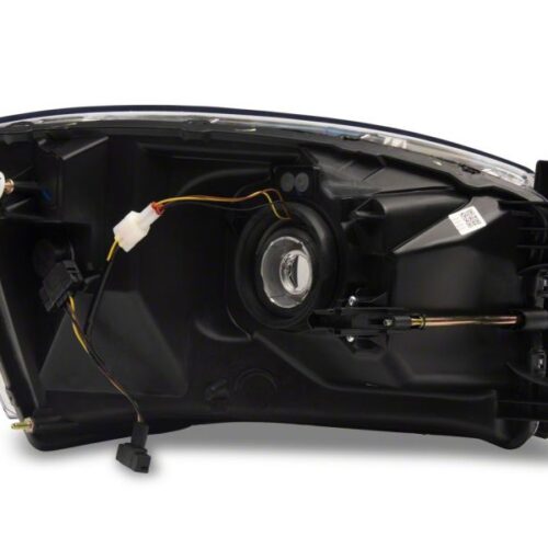 Raxiom for 2006-2009 Dodge RAM 1500/2500/3500 Axial Headlights w/ SEQL LED Bar- Black Housing (Clear Lens) - Image 8