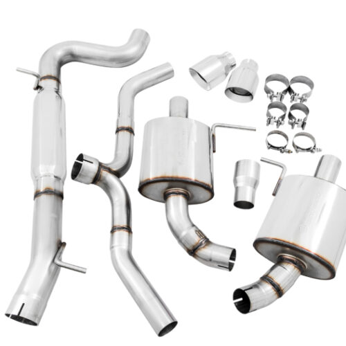 AWE Tuning Touring Edition Exhaust - Polished Silver Tips for VW MK7 Golf Alltrack/Sportwagen 4Motion - Image 4