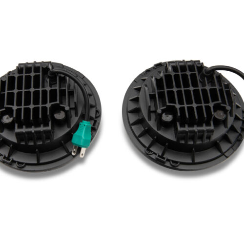 Raxiom for 1997-2018 Jeep Wrangler TJ/JK Axial Series LED Daymaker Headlights- Black Housing (Clear Lens) - Image 6