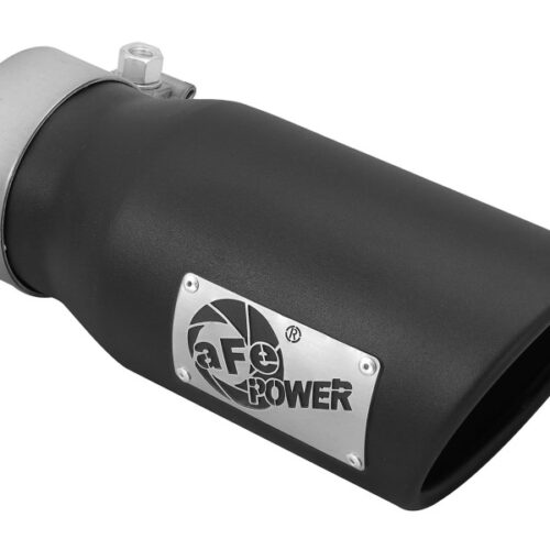 aFe Power MACHForce XP 3in Inlet x 4in Outlet x 9in Length Clamp-On Black Tip - Image 3