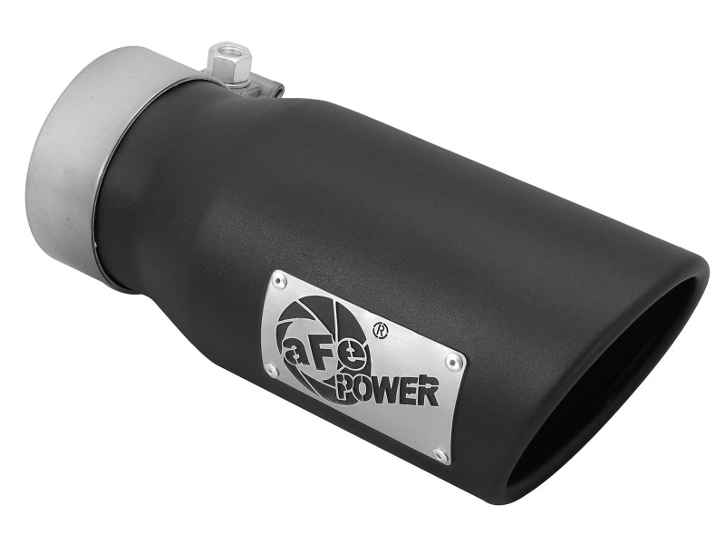 aFe Power MACHForce XP 3in Inlet x 4in Outlet x 9in Length Clamp-On Black Tip - Image 3
