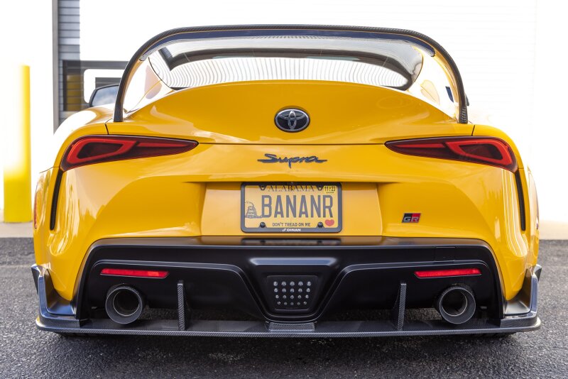 Dinan for 20-26 Toyota GR Supra (A90/A91) 3.0T Valved Catback Exhaust System - Black Tips - Image 2