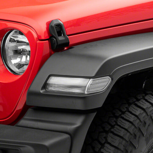 Raxiom for 2018-2023 Jeep Wrangler JL Axial Series LED Fender Flare Marker Lights- Clear