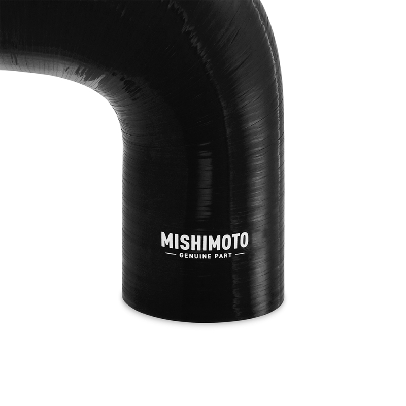 Mishimoto Silicone Reducer Coupler 90 Degree 2.5in to 3in - Black - Image 3