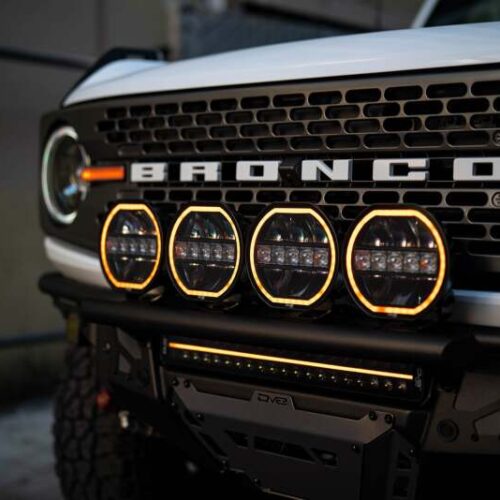 DV8 Offroad Elite Series 20in Dual Row Light Bar w/ Accent Light - Image 8