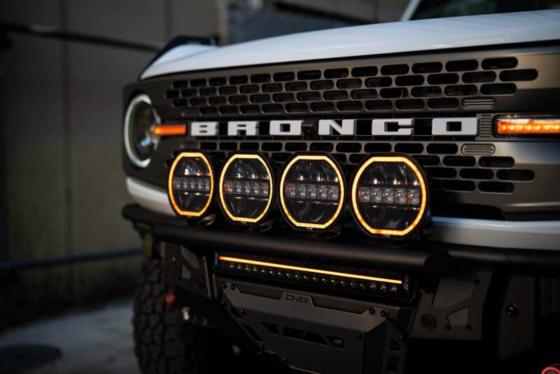DV8 Offroad Elite Series 20in Dual Row Light Bar w/ Accent Light - Image 8