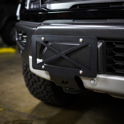 Mishimoto Tow Hook License Plate Relocation Bracket for 2015+ Ford F-150