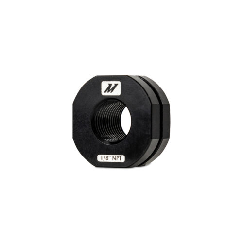 Mishimoto 1/8in NPT CNC-Machined Nozzle Mount Adapter - Black - Image 3