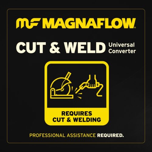 MagnaFlow 2.5in./2in. S/D CAOBDII Universal Converter - Image 6