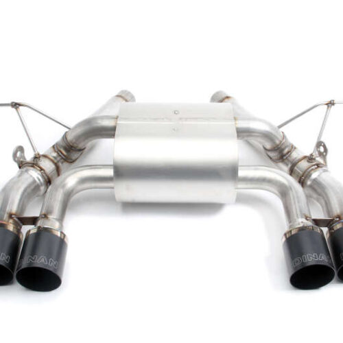 Dinan for 15-20 BMW M3/M4 (F80/F82/F83) Free Flow Axleback Exhaust System - Black Tips