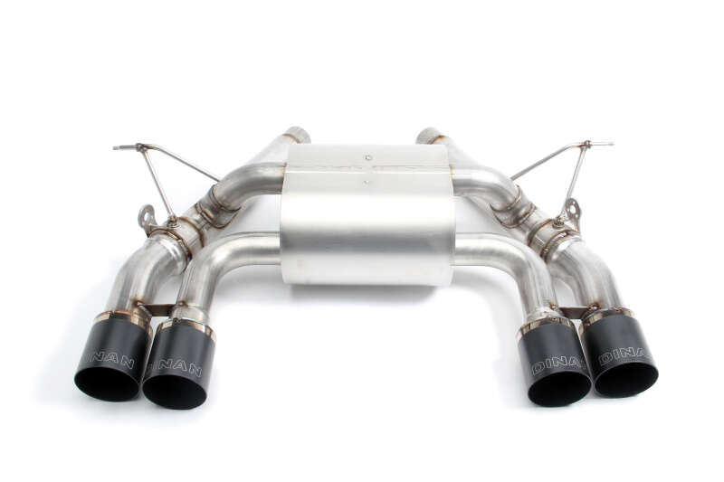 Dinan for 15-20 BMW M3/M4 (F80/F82/F83) Free Flow Axleback Exhaust System - Black Tips