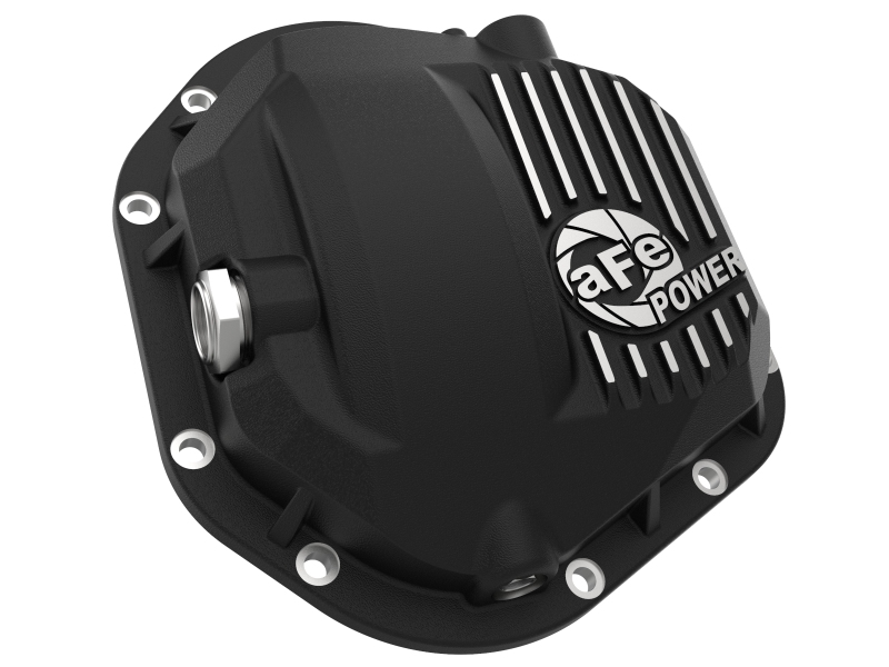 aFe Power Pro Series Dana 60 Front Differential Cover Black w/ Machined Fins 17-20 Ford Trucks (Dana 60) - Image 4