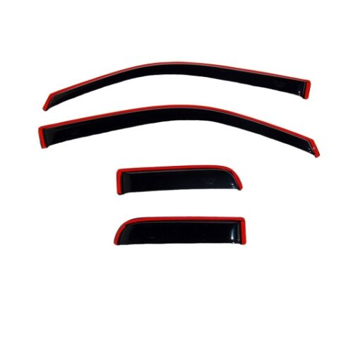 AVS 22-23 Toyota Tundra Ext. Cab/DC Ventvisor Front & Rear Window Deflectors 4pc - Smoke - Image 2