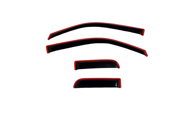 AVS 22-23 Toyota Tundra Ext. Cab/DC Ventvisor Front & Rear Window Deflectors 4pc - Smoke - Image 2