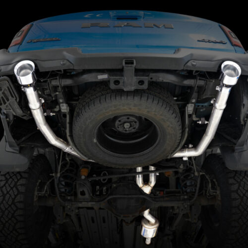 AWE Tuning Cat-Back Exhaust - Chrome Silver Tips for 19-21 RAM 1500 5.7L (w/Cutouts) 0FG Dual Rear Exit - Image 10