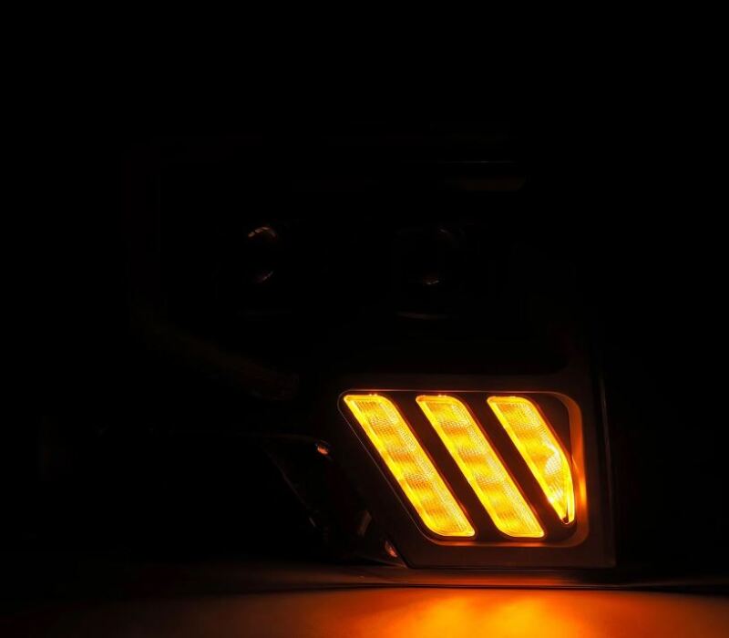 AlphaRex 09-14 Ford F-150 PRO-Series Projector Headlights Plank Style Black w/Activ Light/Seq Signal - Image 4