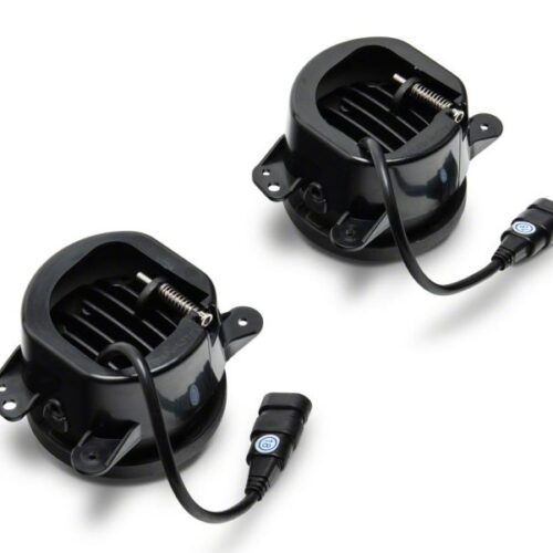 Raxiom for 2007-2023 Jeep Wrangler JK & JL Axial Series Tri-Bar LED Fog Lights- Amber - Image 8